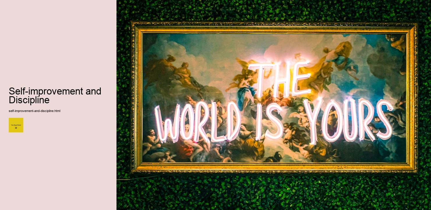 Self-improvement guide The Real World